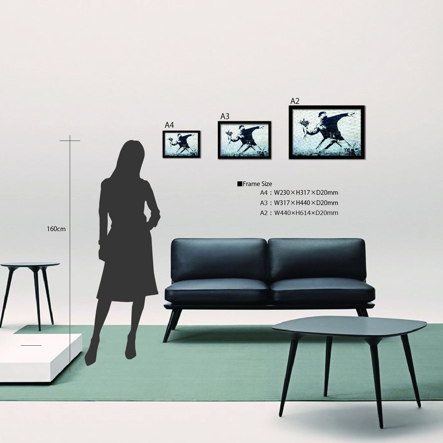 「Barcode Robot」バンクシー Banksy アートフレーム