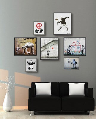 アートフレーム バンクシー Banksy Red Balloon