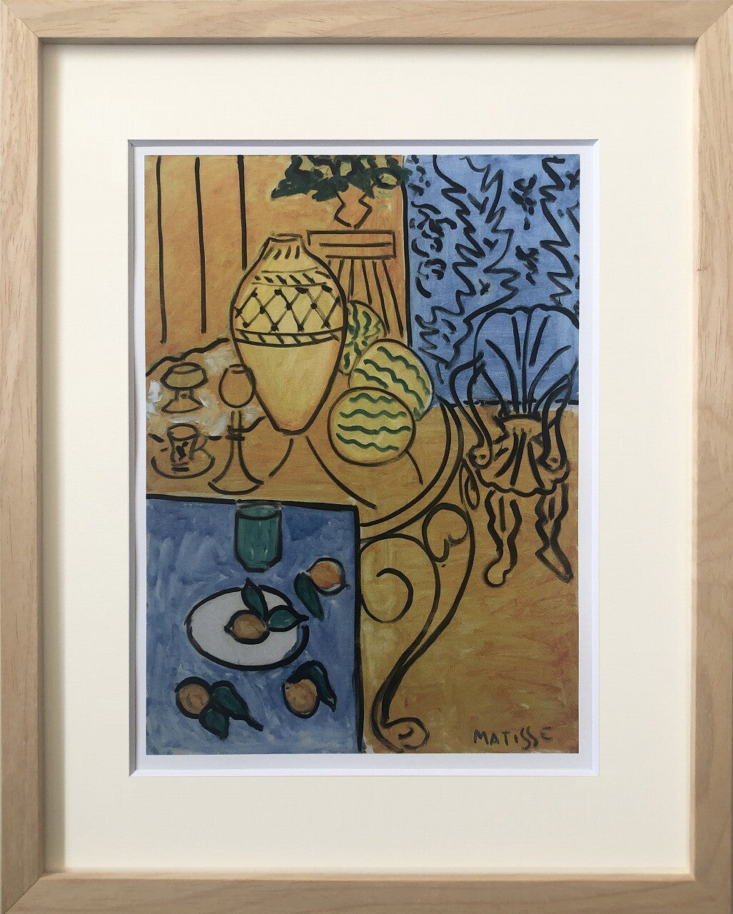 アートフレーム アンリ・マティス Henri Matisse Interior in Yellow