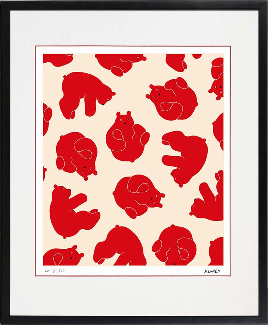 MEOMEO 転がるクマ(C4921)