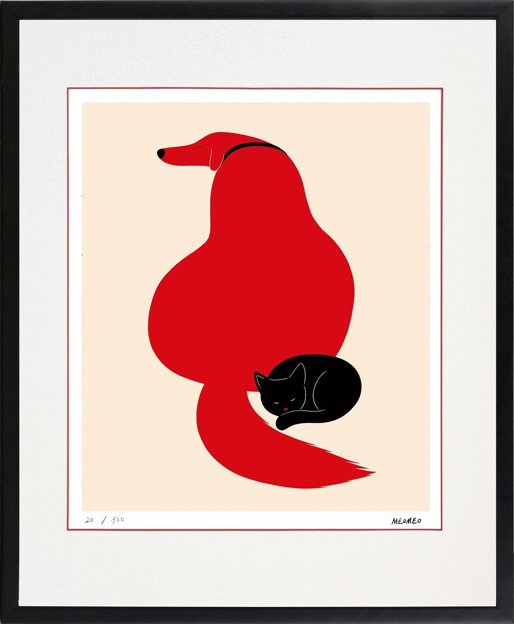 MEOMEO 犬と仔猫(C4923)