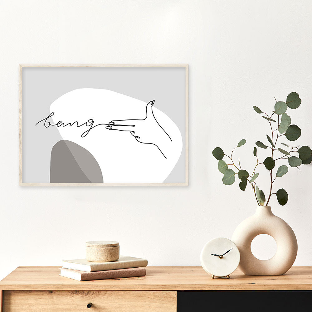 miim ポスター A4 A3 北欧 韓国 モダン 絵 ナチュラル ベージュ