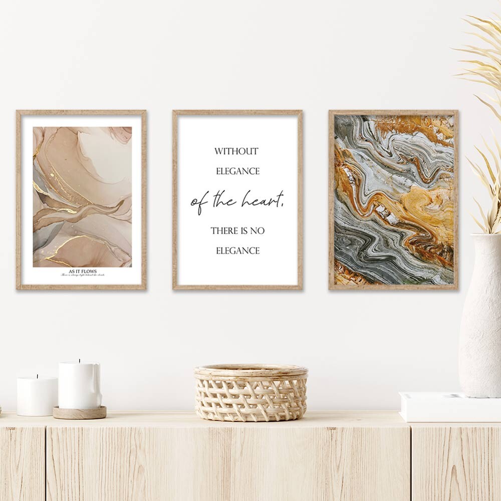 miim アートポスター ELEGANCE エレガンス 文字テキストデザイン A3 A4 アートプリント 高級印画紙//PO11