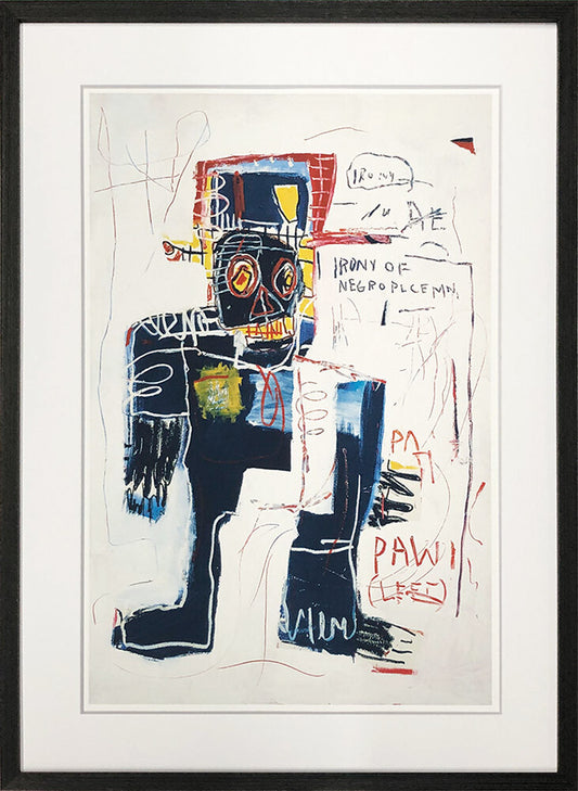 アートフレーム バスキア Jean-Michel Basquiat Irony of Negro Policeman,