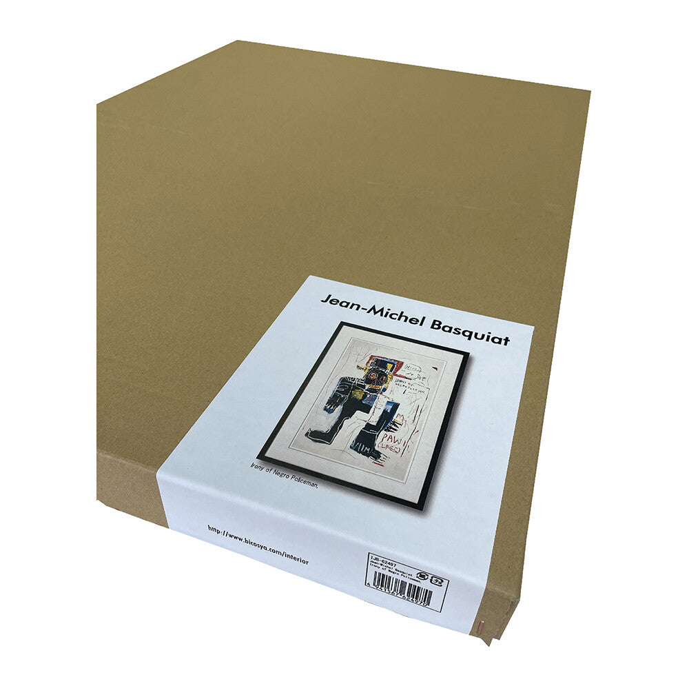 アートフレーム　バスキア Jean-Michel Basquiat Irony of Negro Policeman,