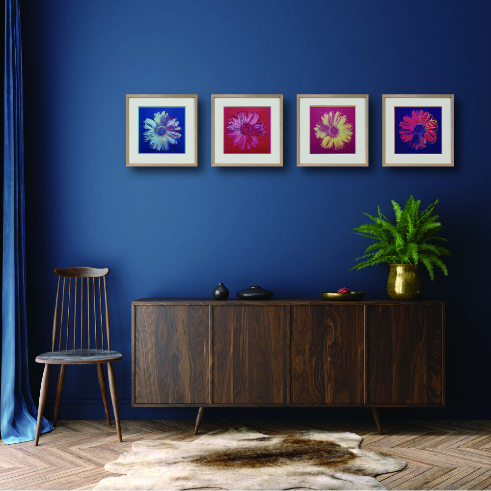 アートフレーム　アンディ・ウォーホル Andy Warhol Daisy, c.1982(fuchsia & yellow)