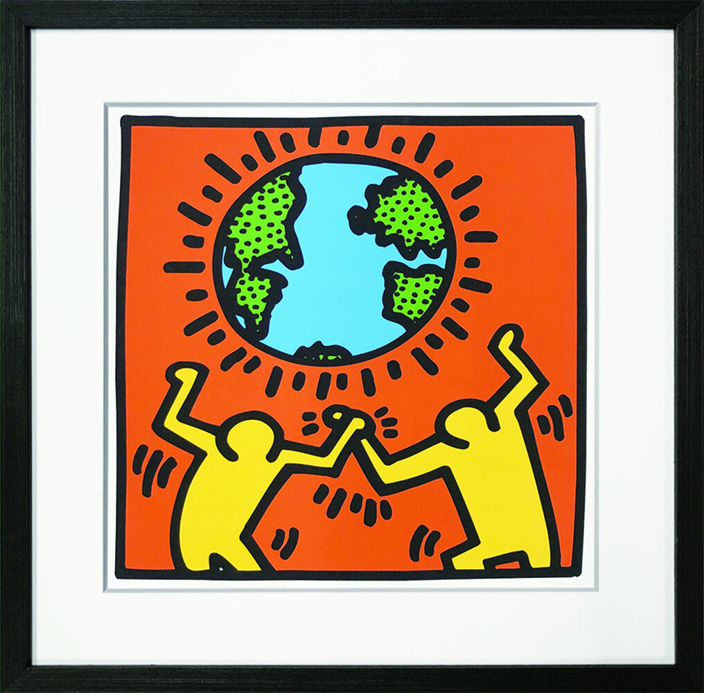 アートフレーム キース・ヘリング Keith Haring Untitled, (world) – W.A.G