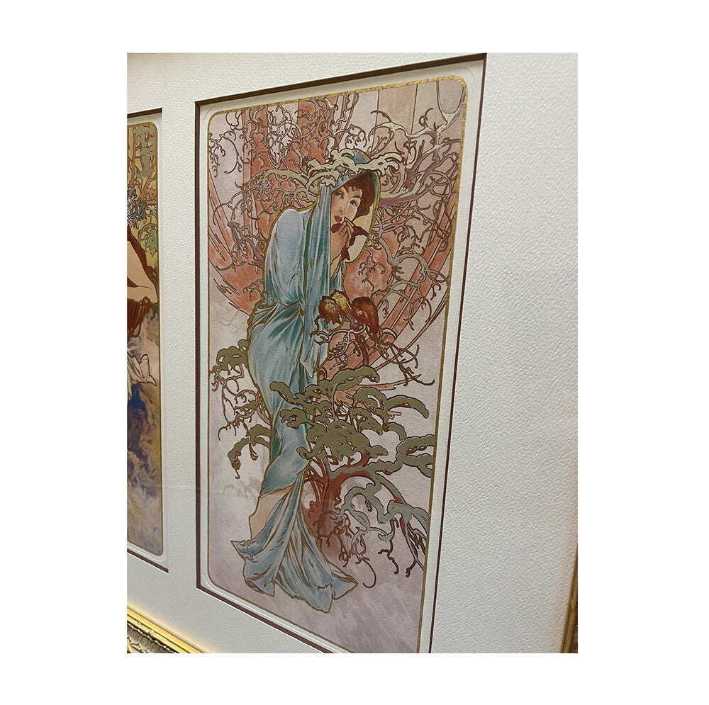 Four seasons(春夏秋冬) / アルフォンス・ミュシャ Alphonse Mucha アートパネル – World Art  Government