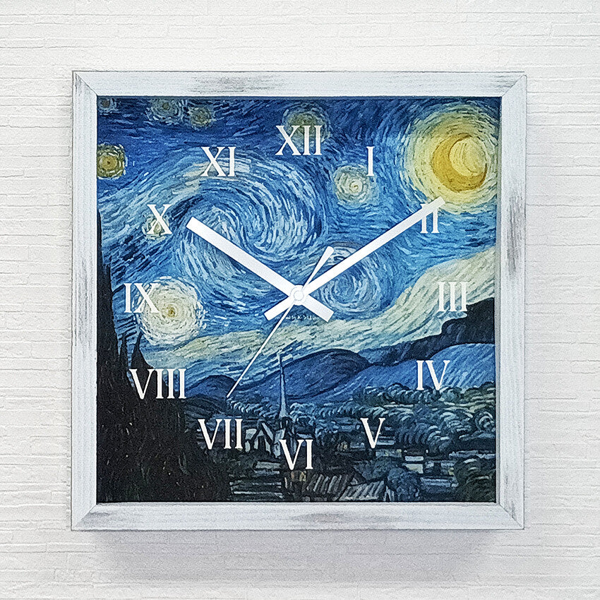 Masterpiece Clock<名画時計>Vincent Willem van Gogh(ゴッホ)/星月夜