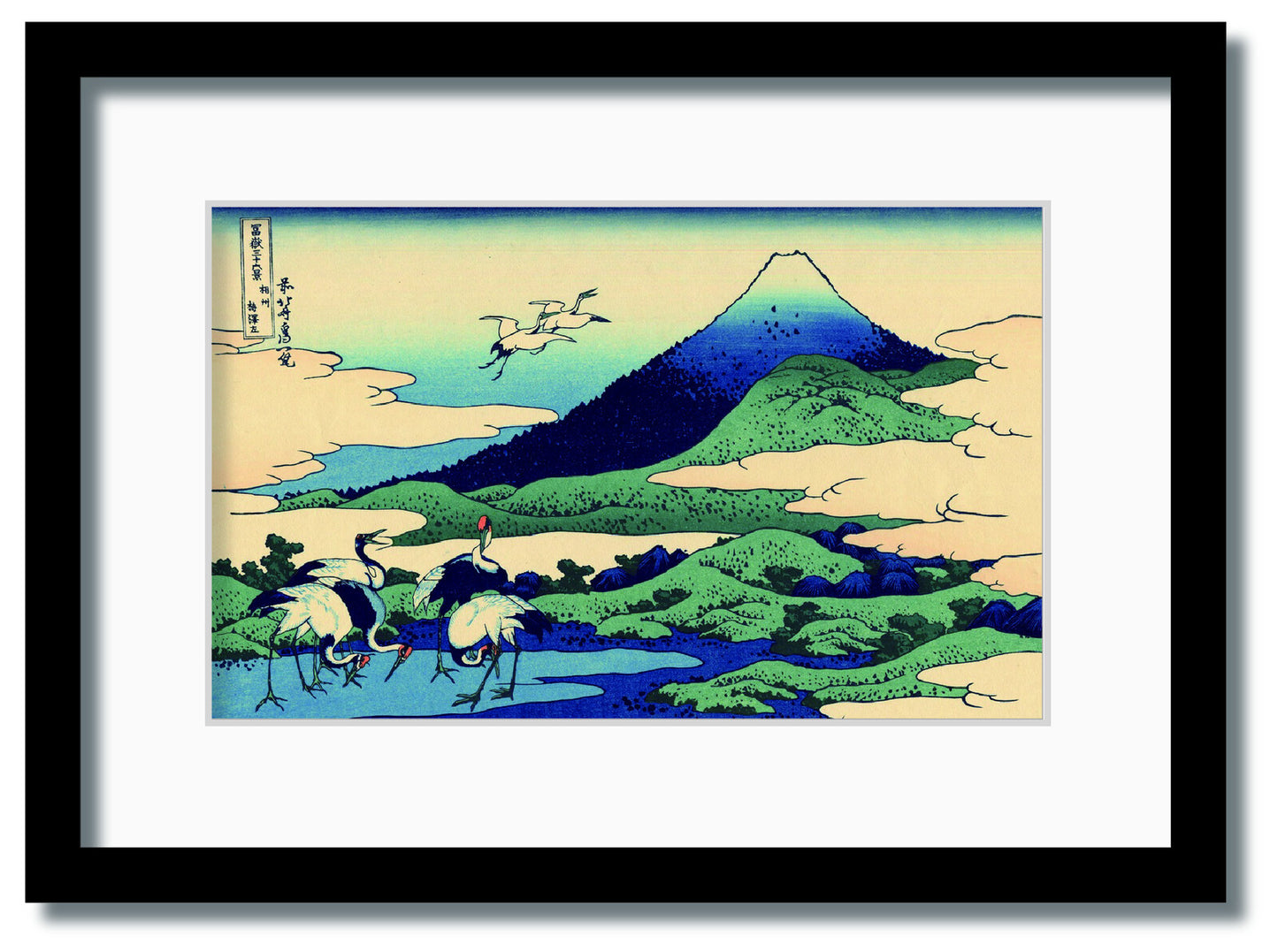 和楽シリーズ　インテリアアート　葛飾北斎/富嶽三十六景/相州梅沢左