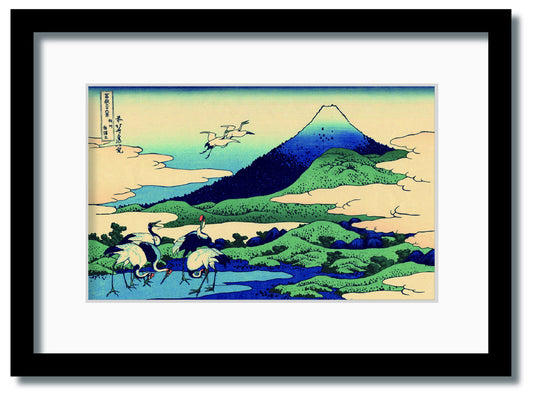 和楽シリーズ　インテリアアート　葛飾北斎/富嶽三十六景/相州梅沢左