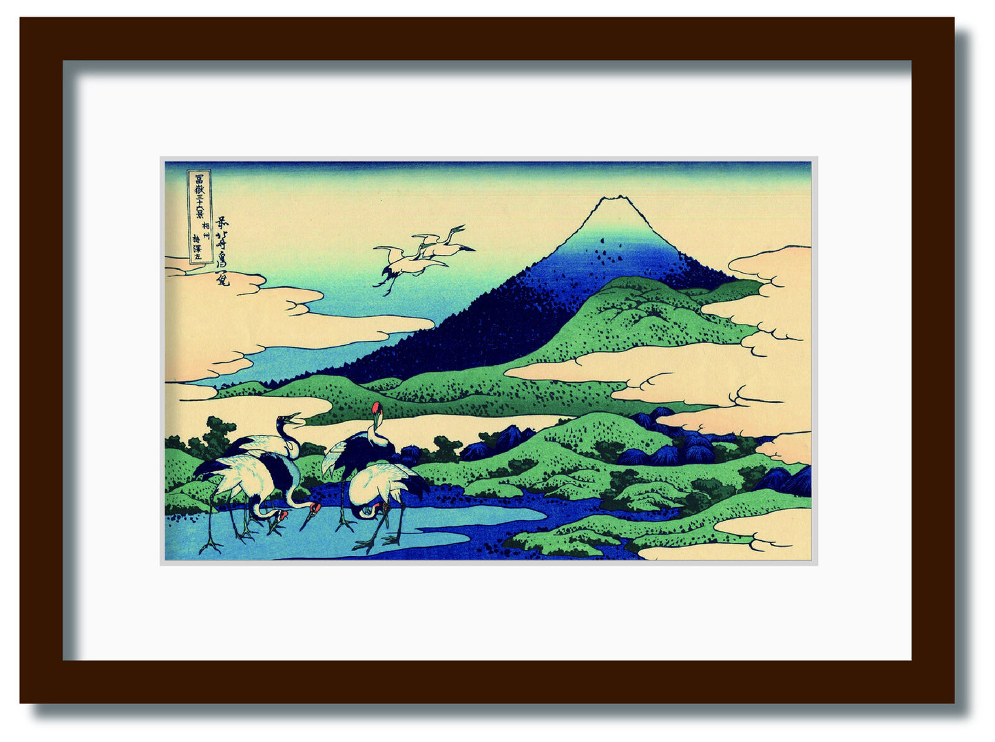 和楽シリーズ　インテリアアート　葛飾北斎/富嶽三十六景/相州梅沢左