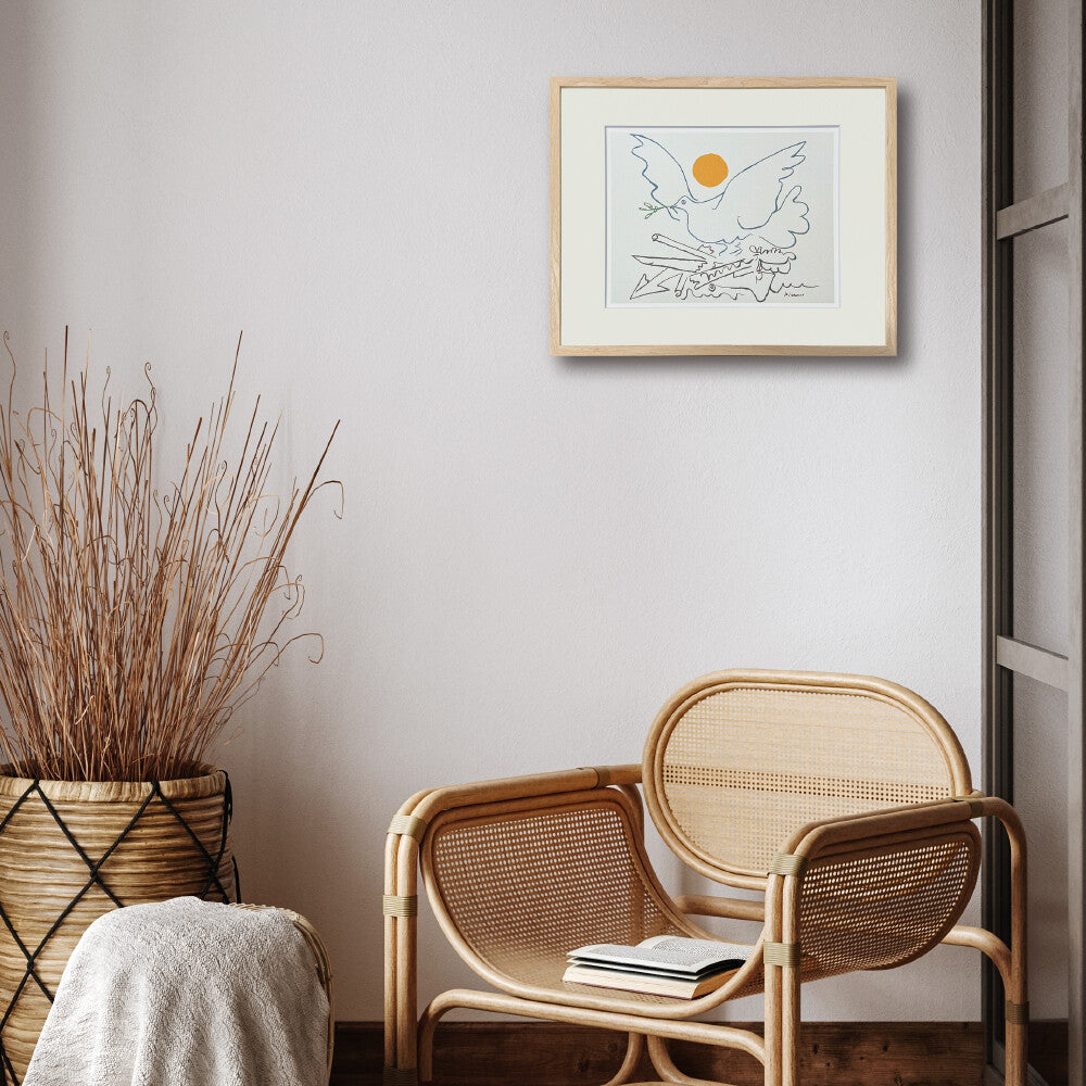 アートフレーム　パブロ・ピカソ Pablo Picasso 武器のない世界へ