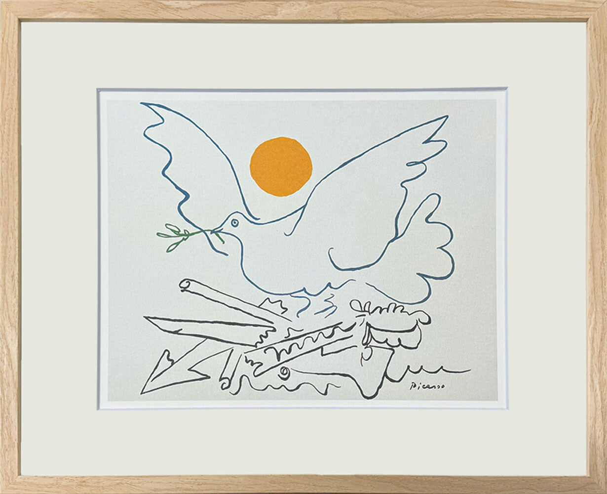 アートフレーム　パブロ・ピカソ Pablo Picasso 武器のない世界へ