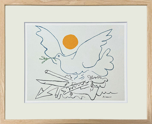 アートフレーム　パブロ・ピカソ Pablo Picasso 武器のない世界へ