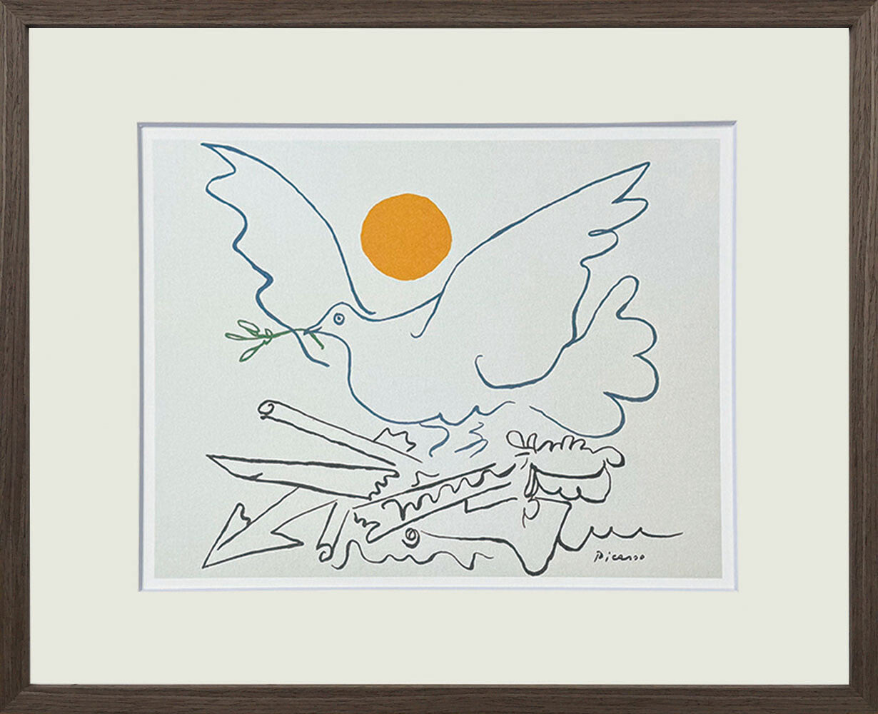 アートフレーム　パブロ・ピカソ Pablo Picasso 武器のない世界へ