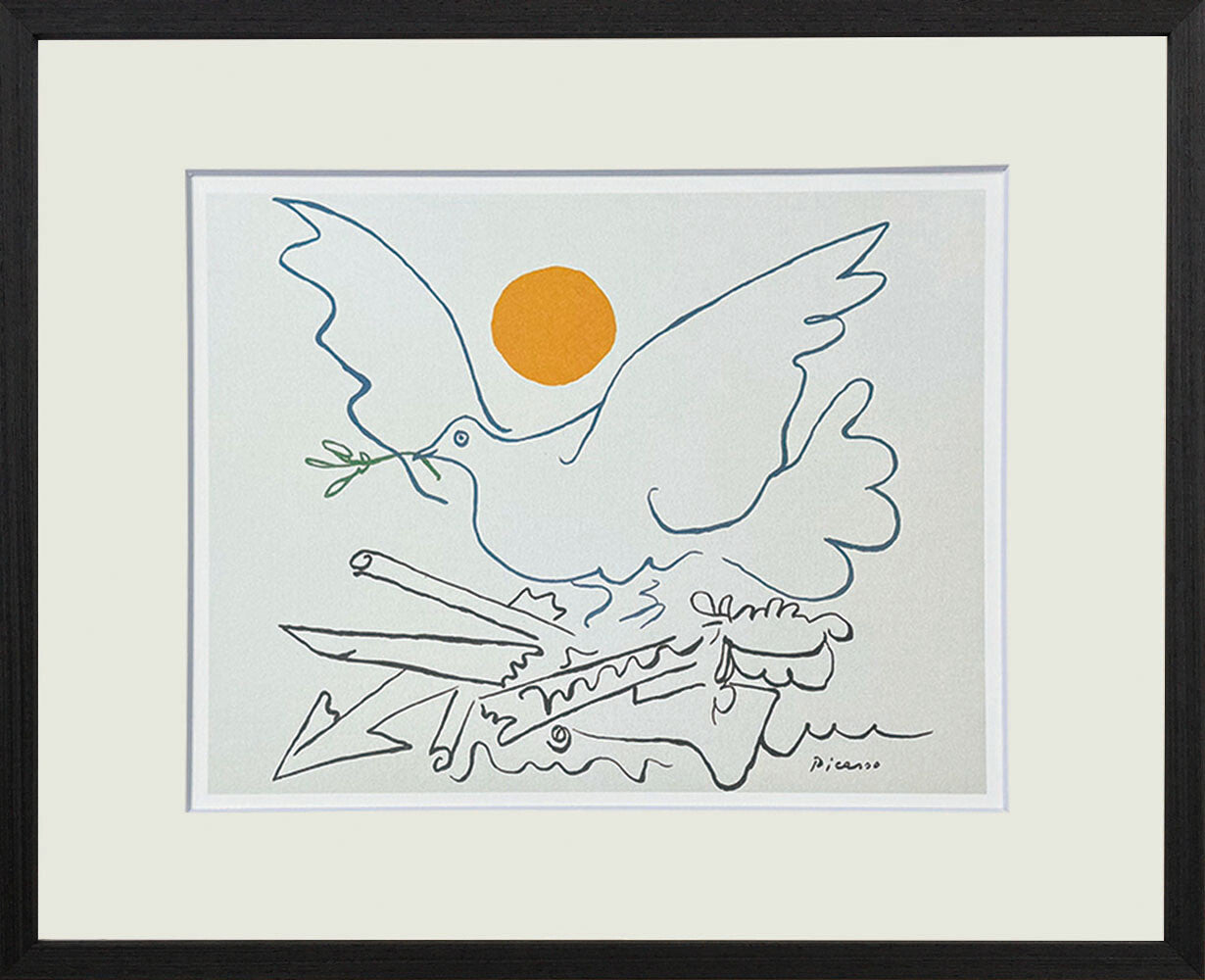 アートフレーム　パブロ・ピカソ Pablo Picasso 武器のない世界へ