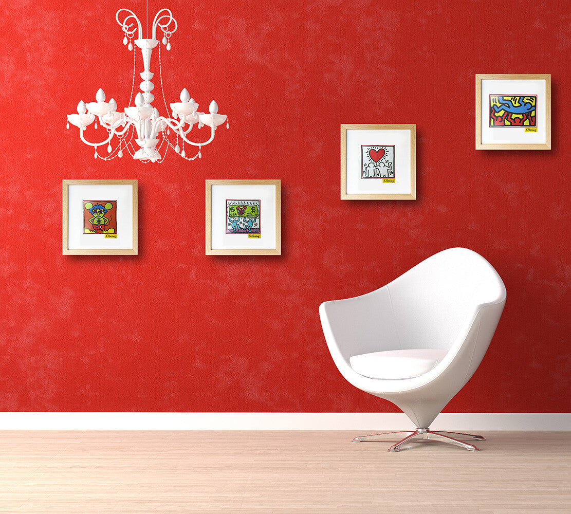 アートフレーム　キース・ヘリング Keith Haring Wedding Invitation