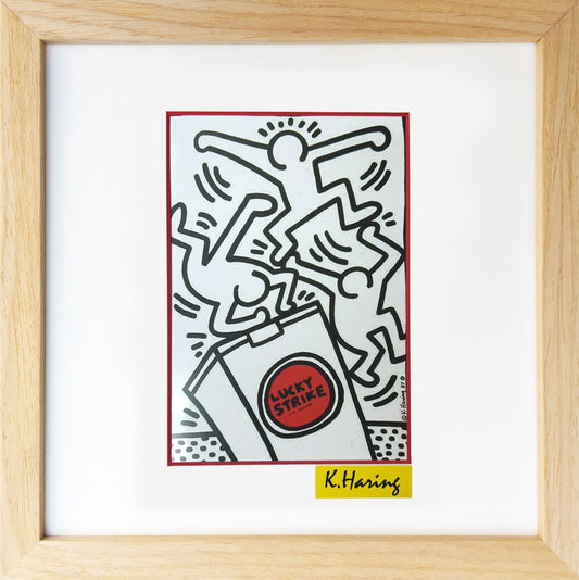 アートフレーム　キース・ヘリング Keith Haring Lucky Strike