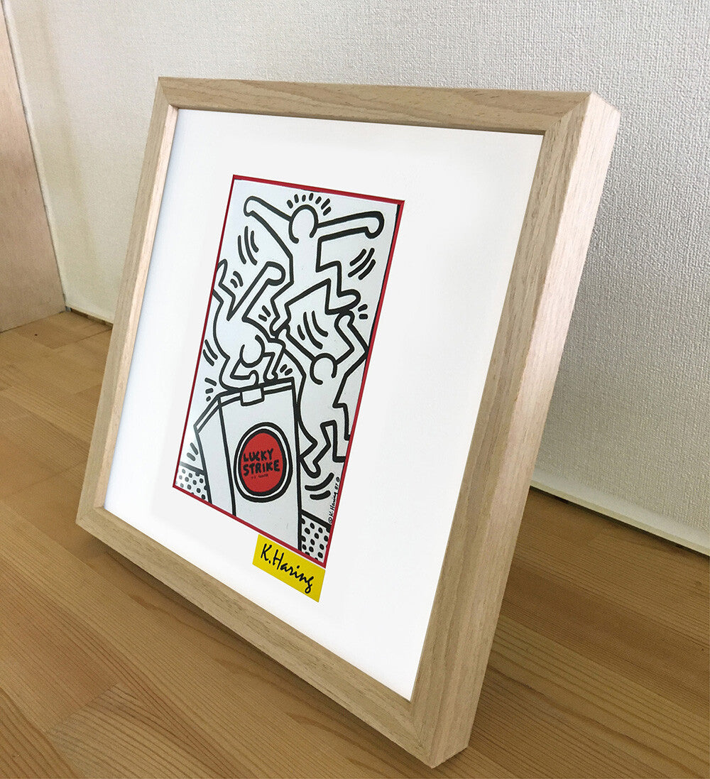 アートフレーム　キース・ヘリング Keith Haring Lucky Strike