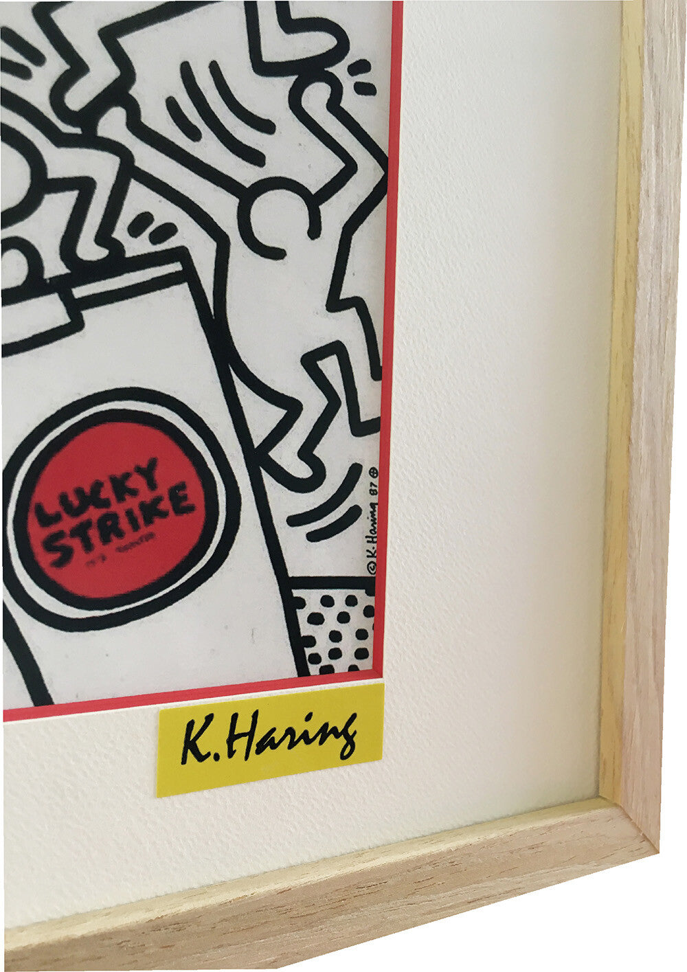 アートフレーム　キース・ヘリング Keith Haring Lucky Strike