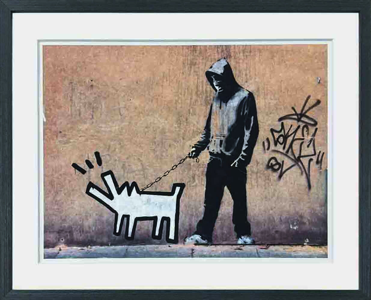 アートフレーム バンクシー Banksy Choose Your Weapon (Limited Edition)