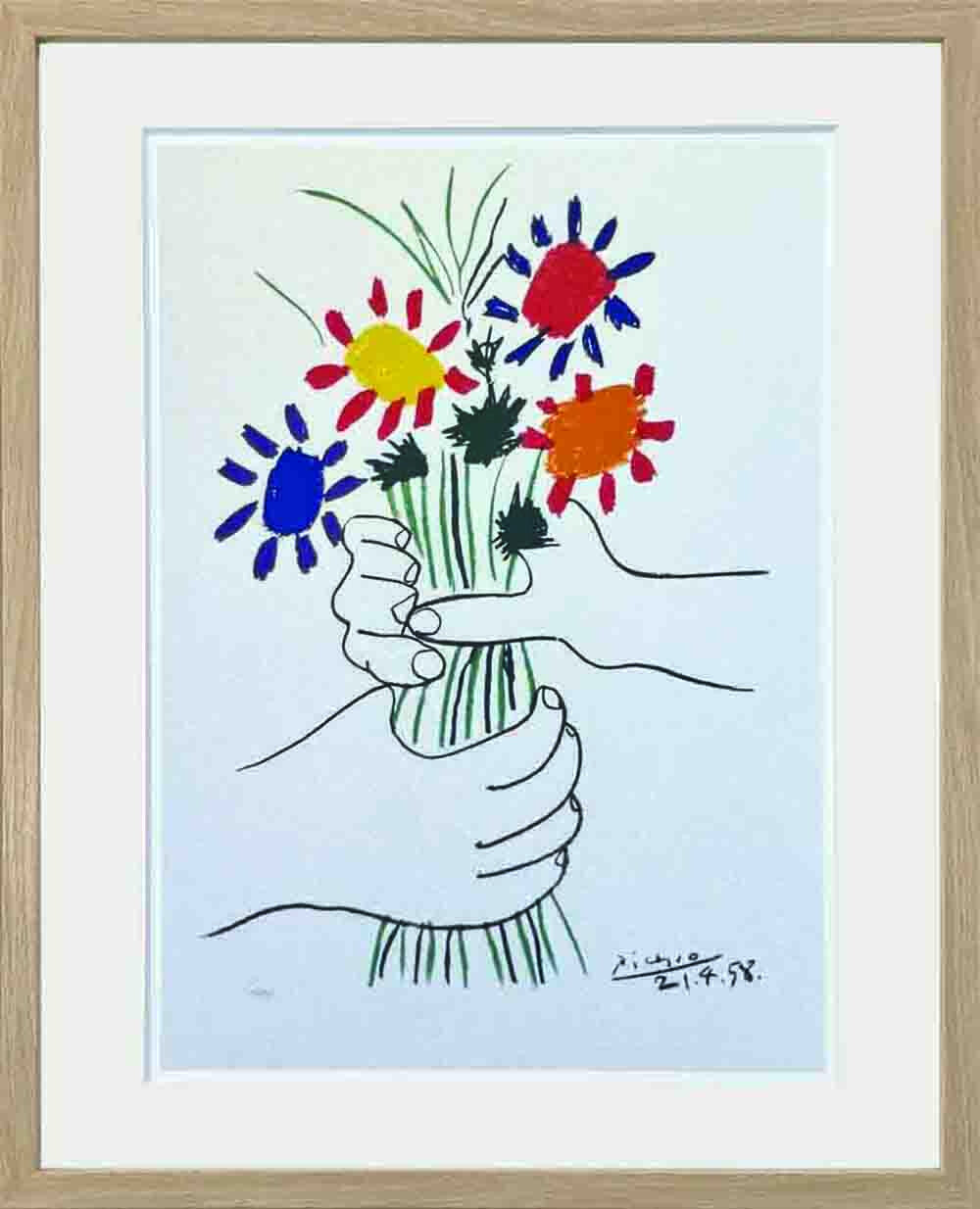 アートフレーム　パブロ・ピカソ Pablo Picasso Le Bouquet