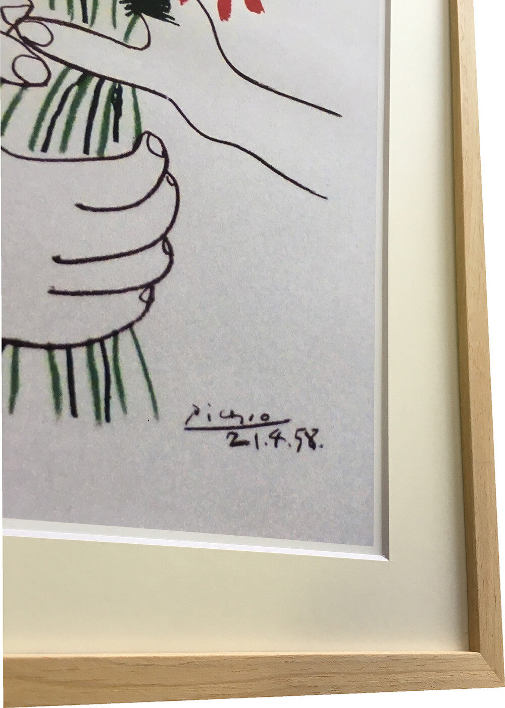 アートフレーム　パブロ・ピカソ Pablo Picasso Le Bouquet