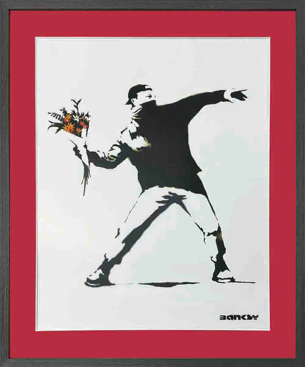 アートフレーム　バンクシー Banksy Molotov (Limited Edition)