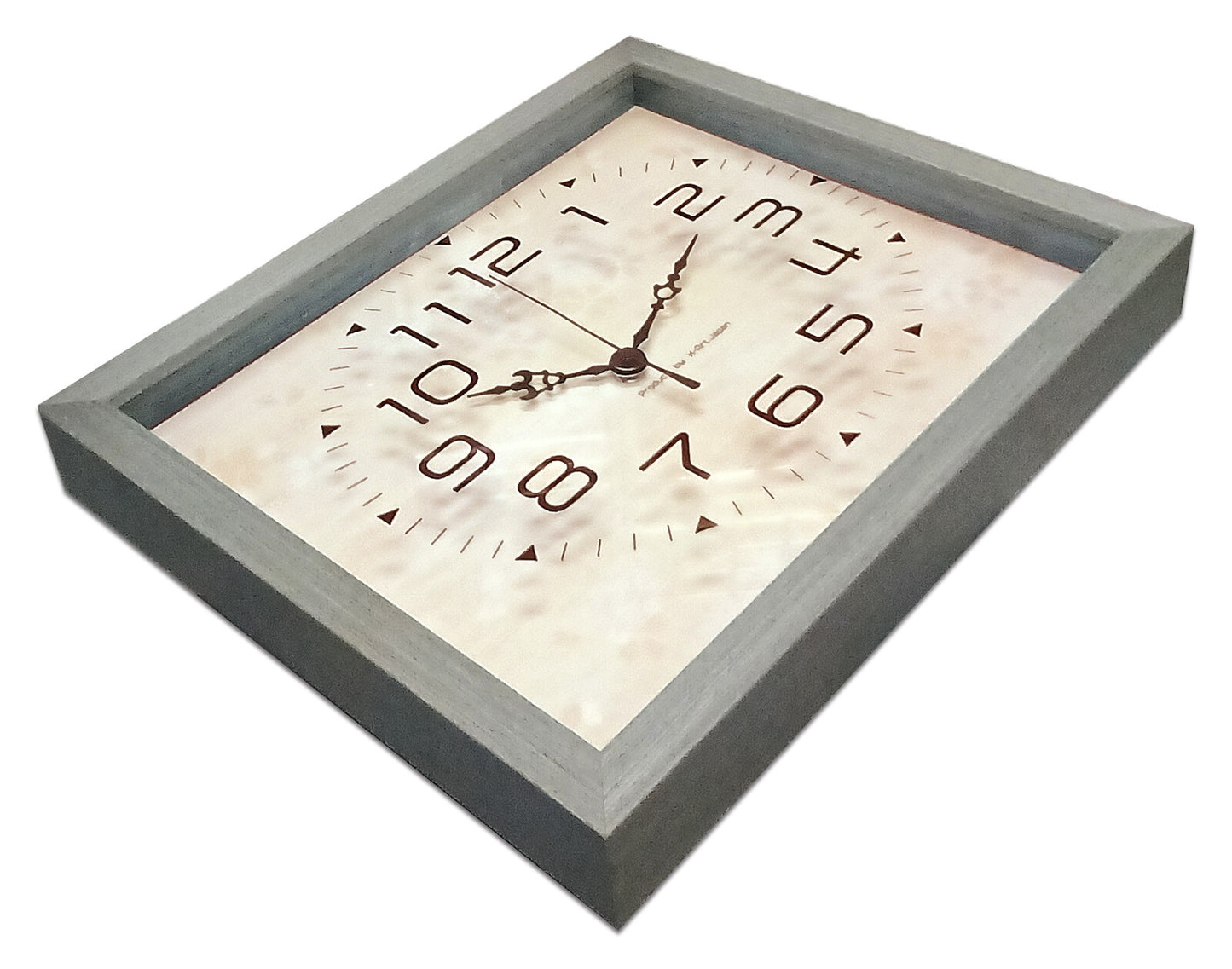 背景の桜柄が美しい和モダン掛時計【桜時-さくらどき-】