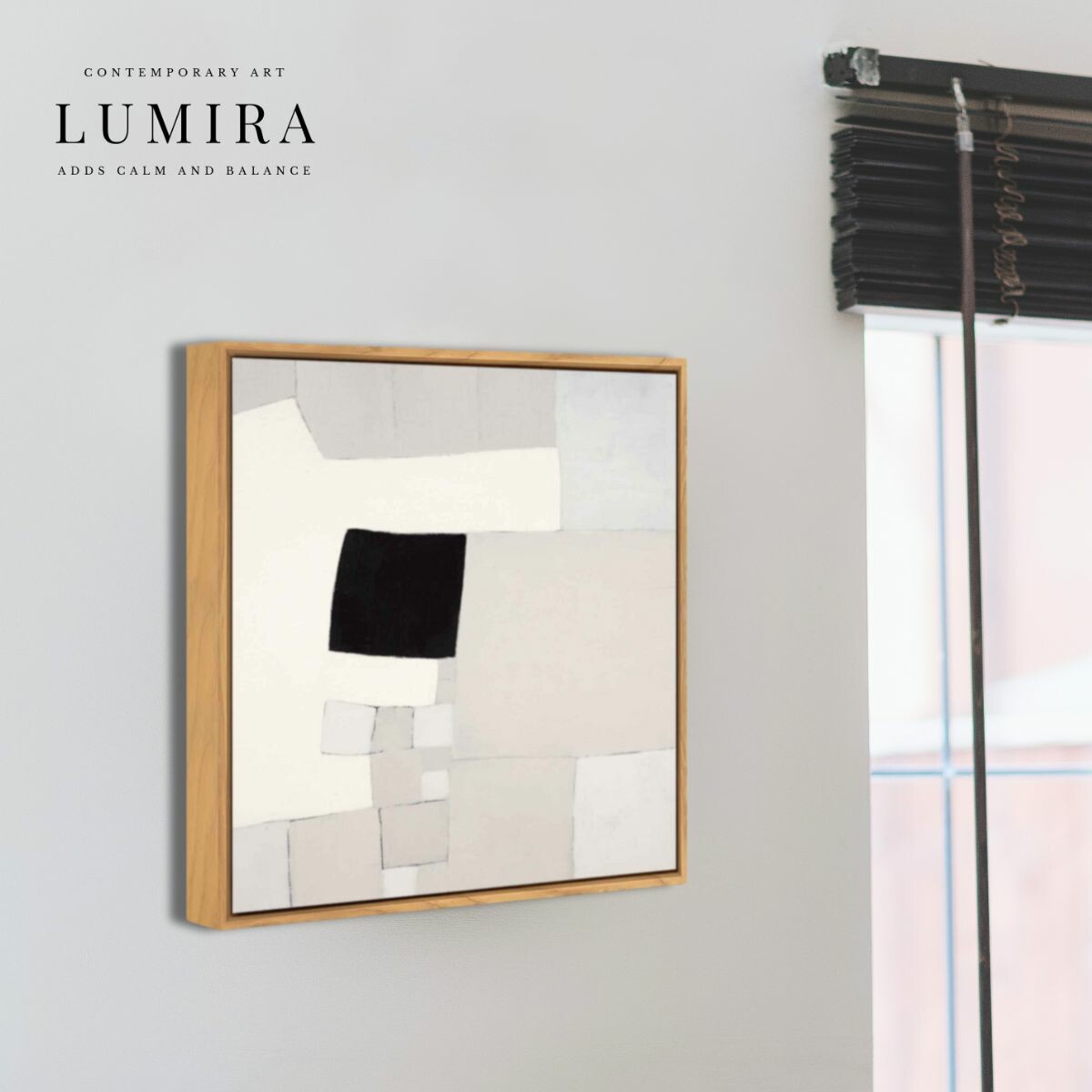 LUMIRA (ルミラ) デザインアート 32.5cm 正方形 アートパネル 北欧 シンプル モダン 絵 インテリア雑貨