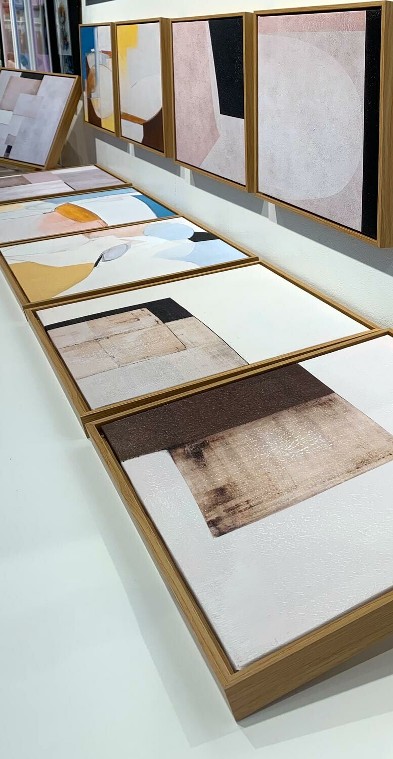 LUMIRA アートパネル 2枚1セット ミニマル モダン 北欧 韓国インテリア ジャパンディ グレー ベージュ