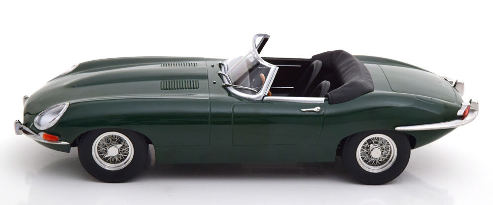 KKscale 1/18 ジャガー E-Type Convertible open Series1 LHD 1961 British Racing Green ミニカー