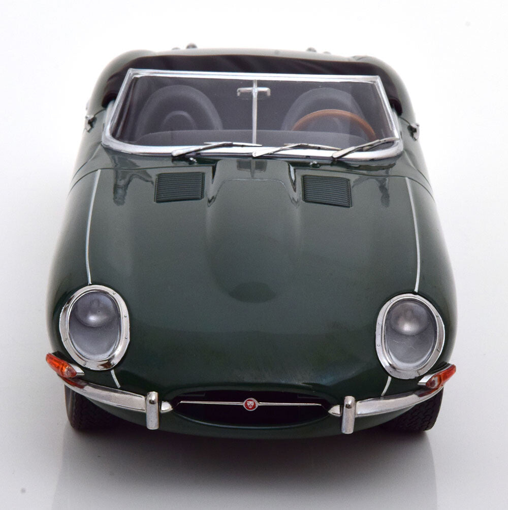 KKscale 1/18 ジャガー E-Type Convertible open Series1 LHD 1961 British Racing Green ミニカー