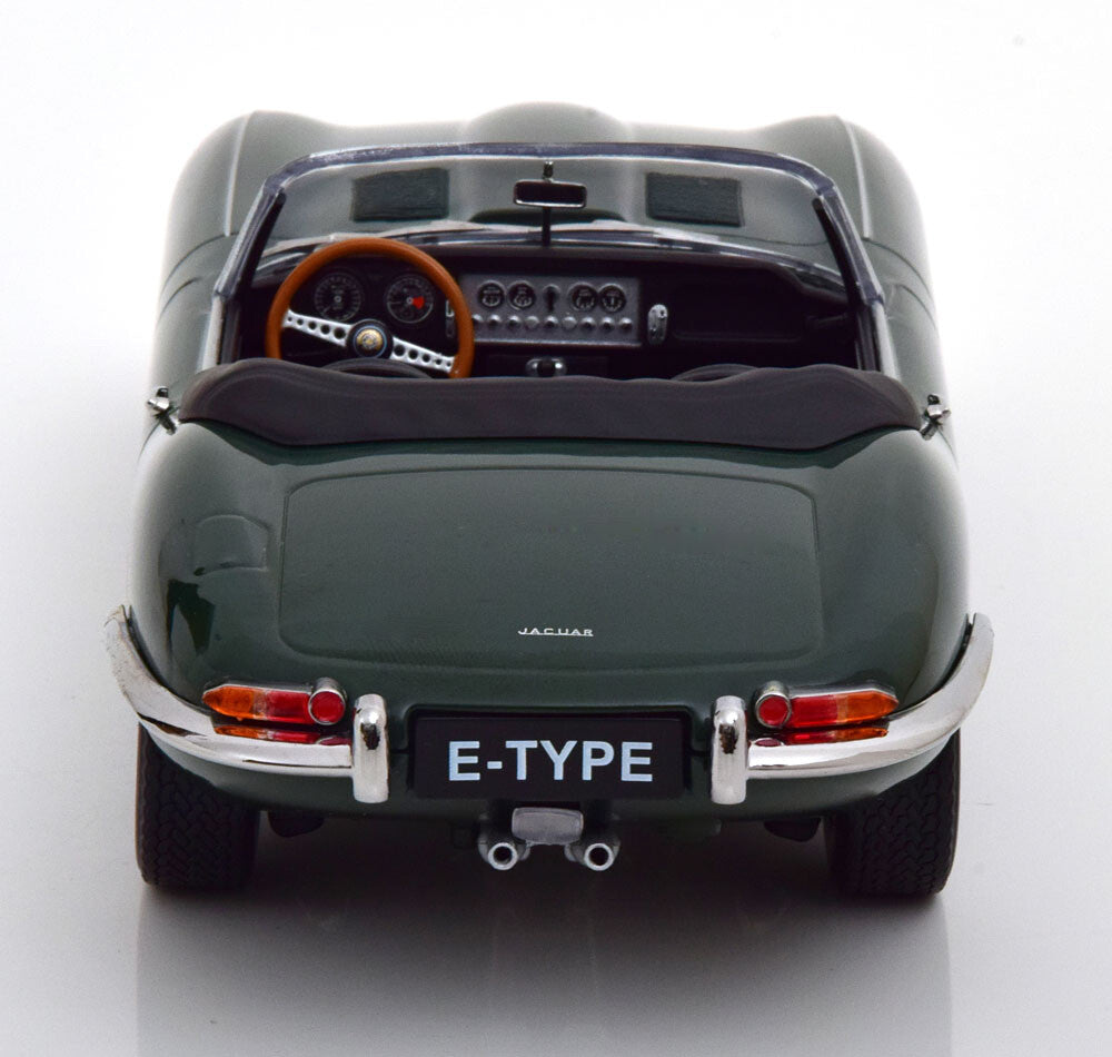 KKscale 1/18 ジャガー E-Type Convertible open Series1 LHD 1961 British Racing Green ミニカー