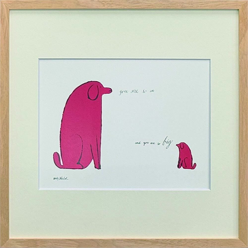 Andy Warhol YOU ARE SO LITTLE AND YOU ARE SO BIG, C. 1958