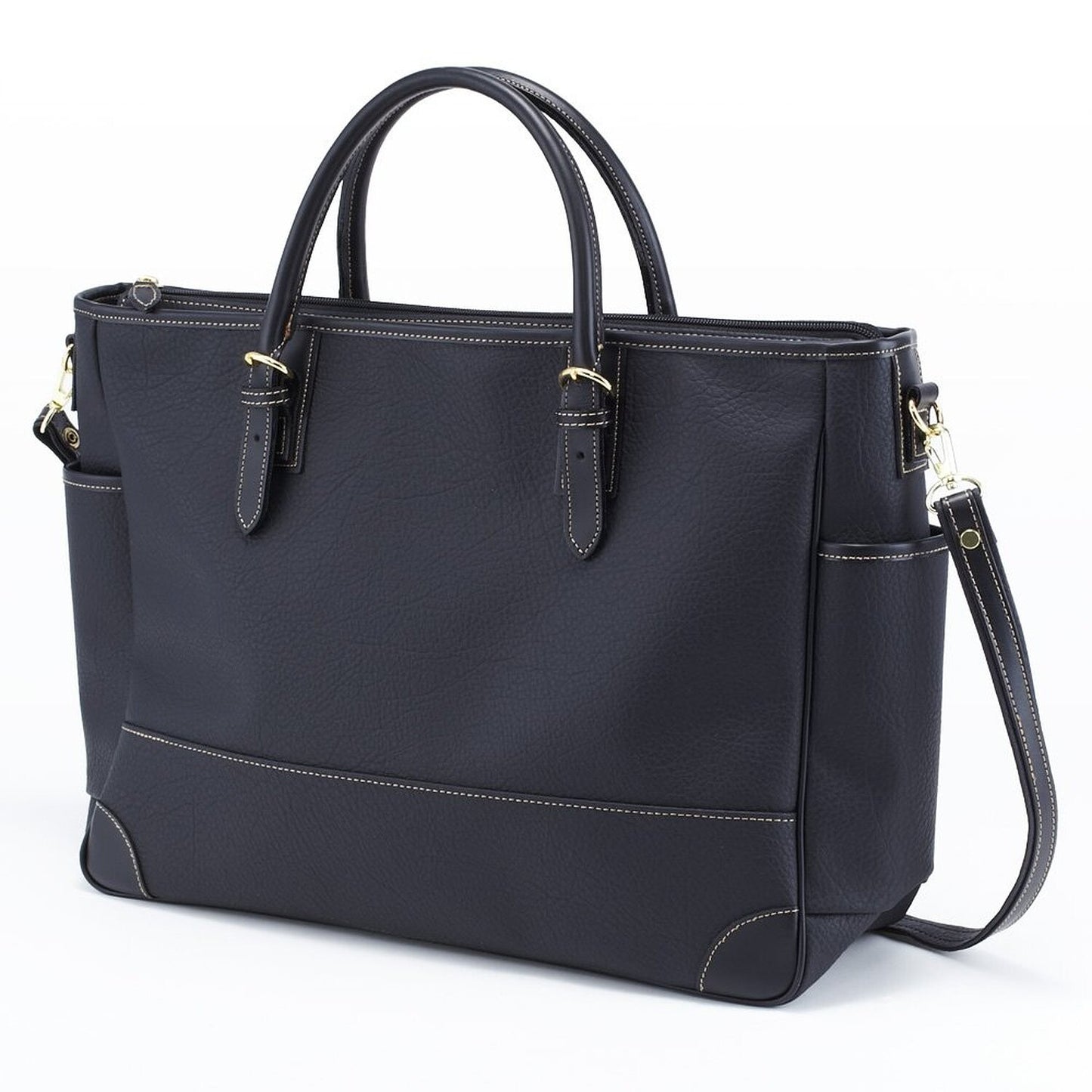 【日本製】豊岡 職人手作りマリエラ トートボストン（No.1570・2色展開）