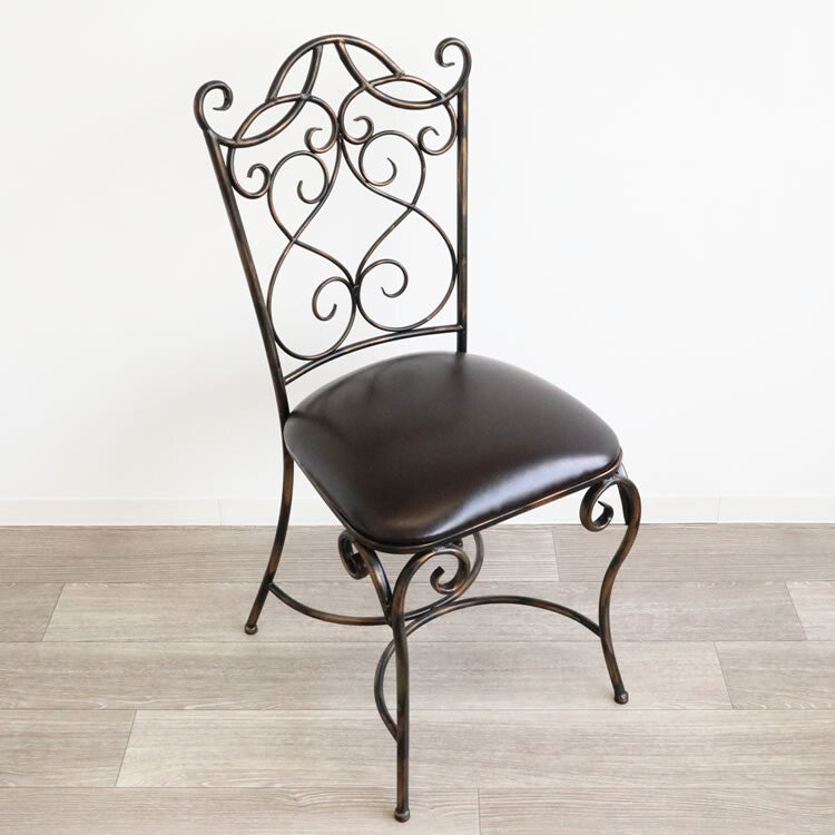 アンティーク調 アイアンチェアー