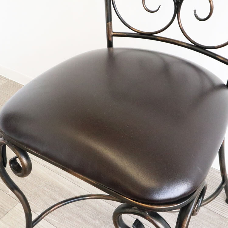 アンティーク調 アイアンチェアー