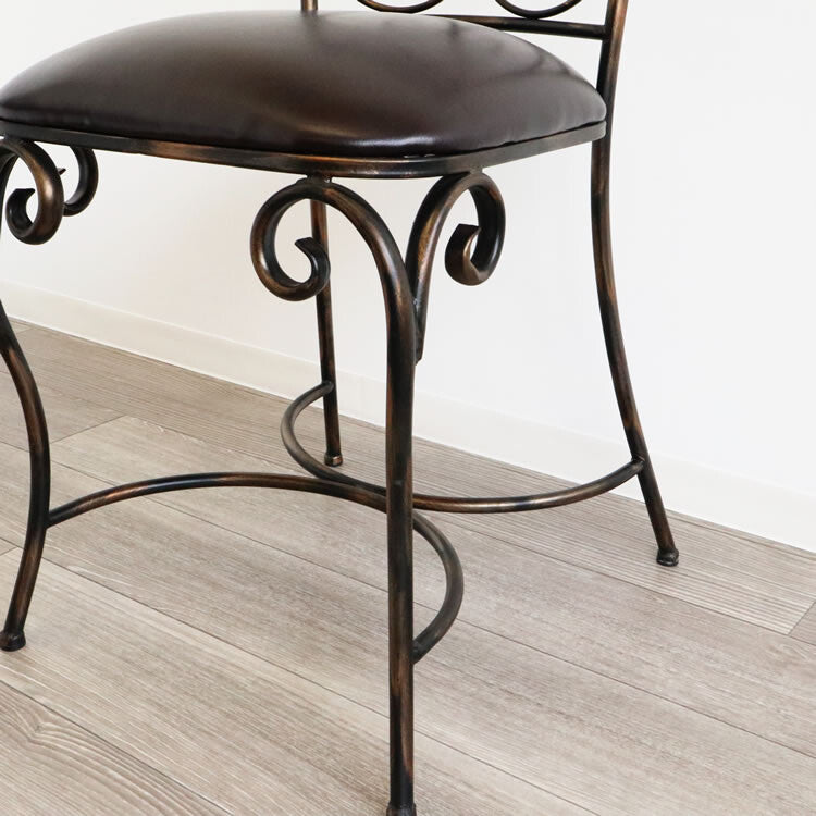 アンティーク調 アイアンチェアー