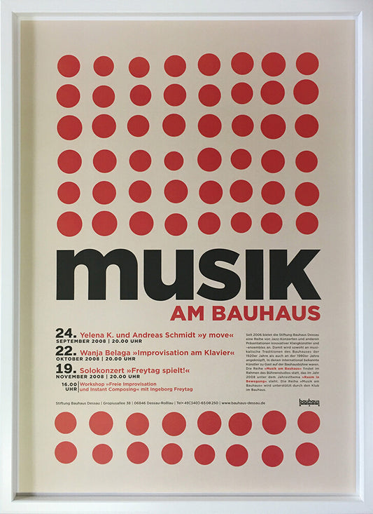 アートフレーム バウハウス Bauhaus Musik am Bauhaus2