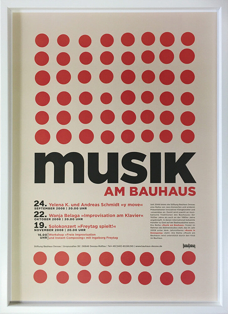 アートフレーム　バウハウス Bauhaus Musik am Bauhaus2
