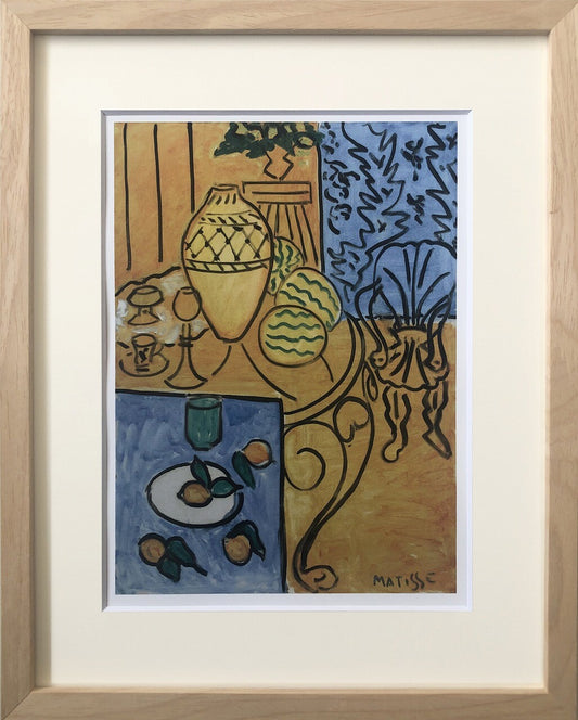 アートフレーム　アンリ・マティス Henri Matisse Interior in Yellow and Blue,1946
