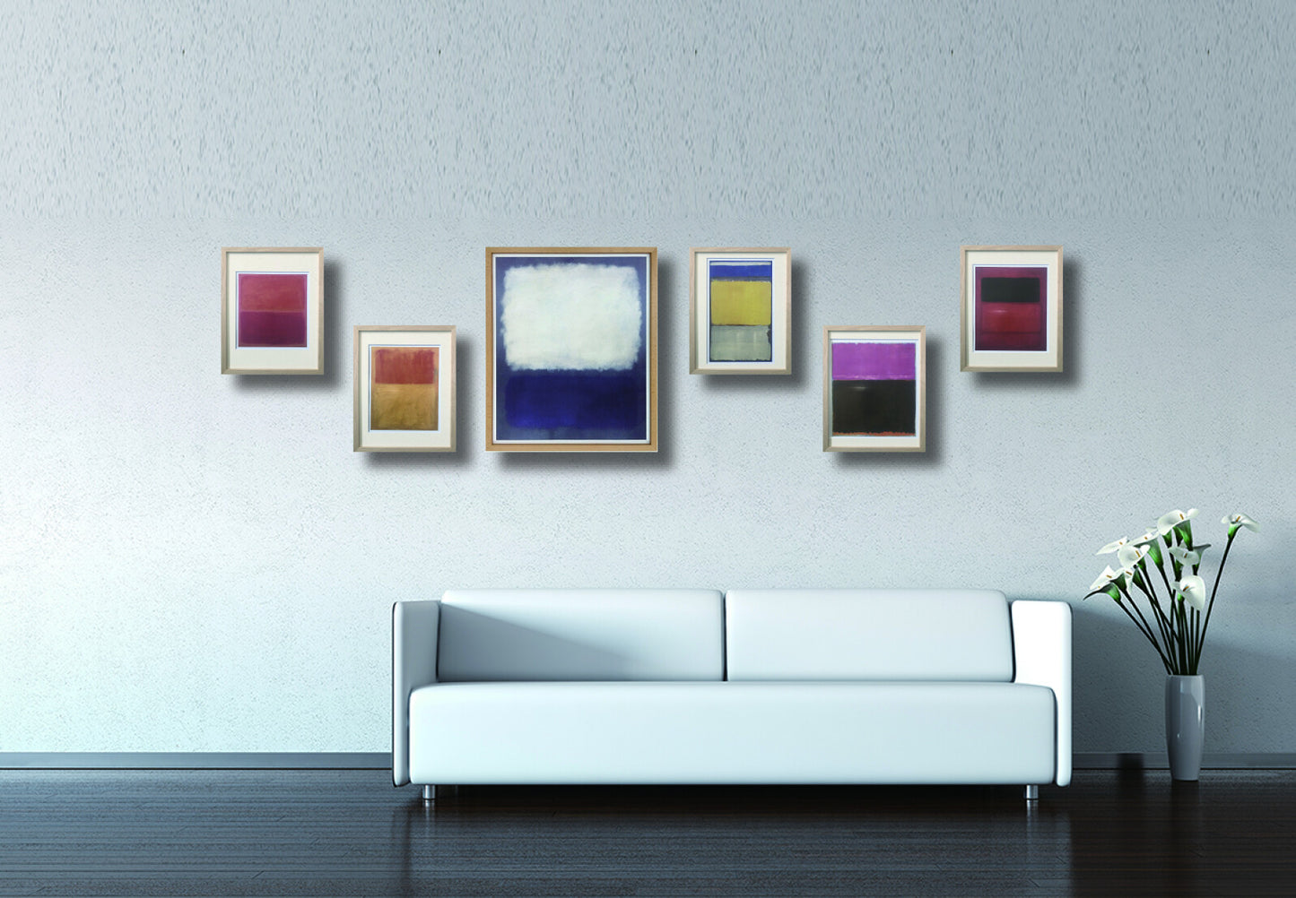 アートフレーム　マーク・ロスコ Mark Rothko Untitled,1952 (Blue,Green,and Brown)