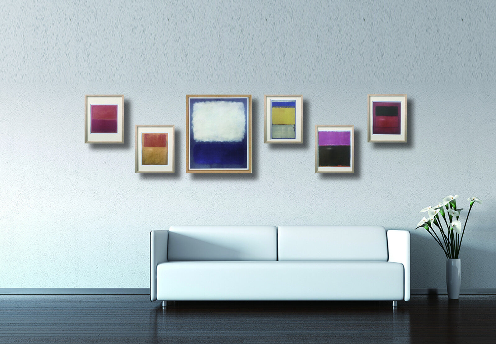 MARK ROTHKO/マーク・ロスコ】 アートフレーム マーク・ロスコ「Orange and Tan,1954」アートフレーム | GIGI VERDE